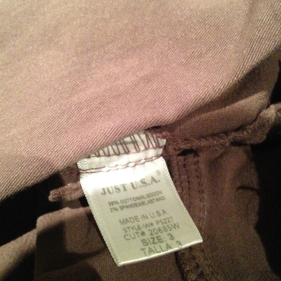 Just USA Purple Skinny Jeans - Picture 3 of 3